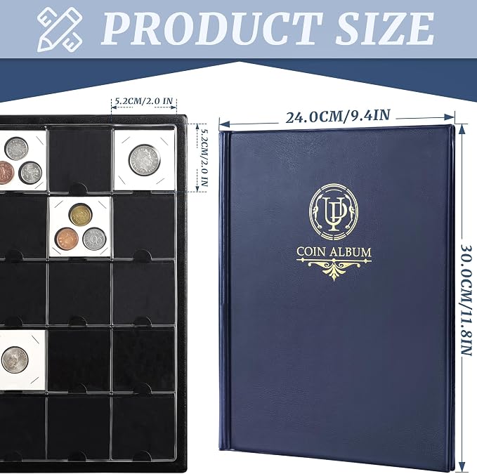 200 Pockets Blue Collecting Album - Image 2