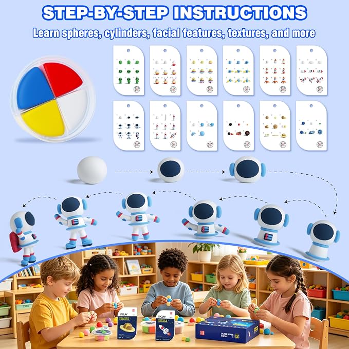 LOUFOR Air Dry Clay Kits - Image 5
