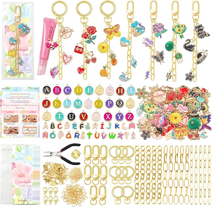 Ecoofor 397 Pcs Keychain Making Kit by Ecoofor
