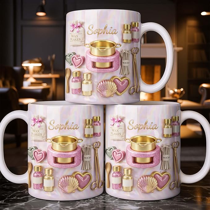 Personalized Nail Tech Mug for Women, Custom Name Coffee Cup for Manicurist - Image 9