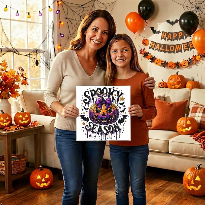 5D Pumpkin Pearl Painting Kit for Adults - Image 5