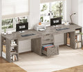 SEDETA Farmhouse 96.5" Computer Desk by SEDETA