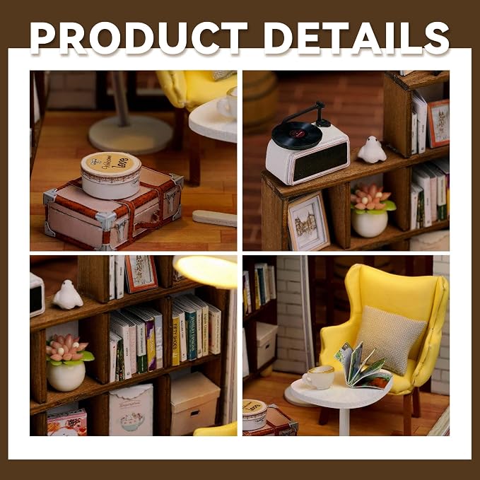 Flever Dollhouse Miniature DIY House Kit Creative Room - Image 3
