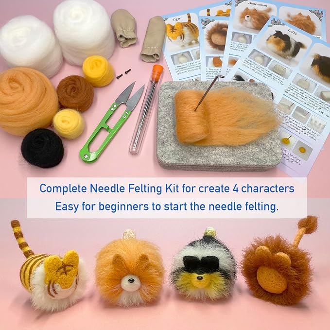 Truslin Needle Felting Kit, DIY Crafts - Image 6