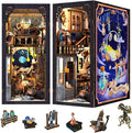 Fsolis Book Nook Kit, 3D Wooden Puzzles by FsolisDIYDollhouse