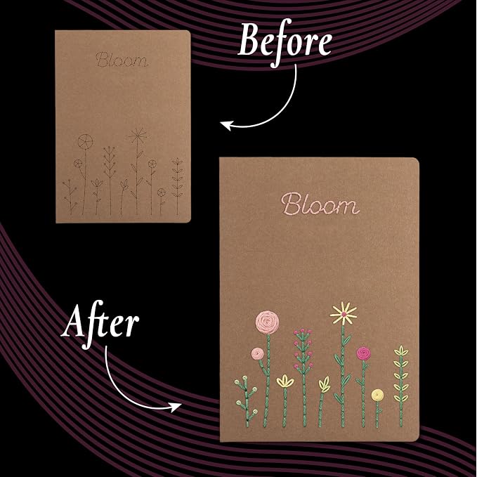 Unwynd Embroidery Kit Floral Theme - Image 4