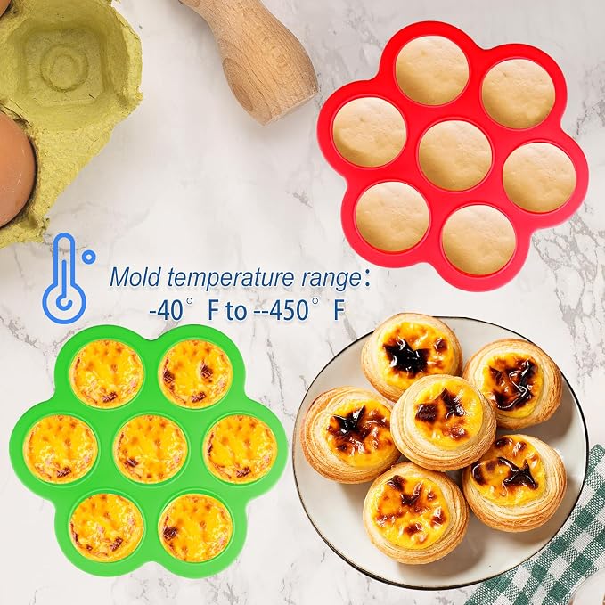 3 Pack Silicone Air Fryer Egg Bite Mold - Image 6