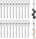 NCIWAN 20 PCS Keychain Making Kit Swivel Snap Hook Lobster Claw Clasps and by Unknown