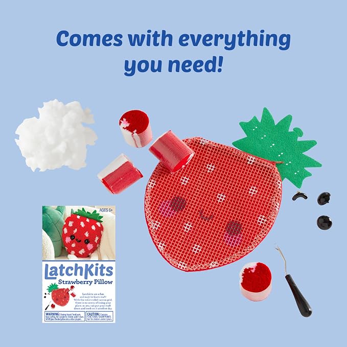LatchKits Strawberry Pillow - Image 2