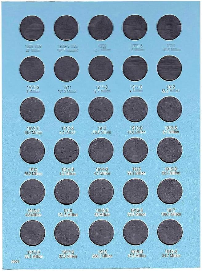 Whitman US Lincoln Cent Coin Folder Four Volume Set 1909 - Image 2