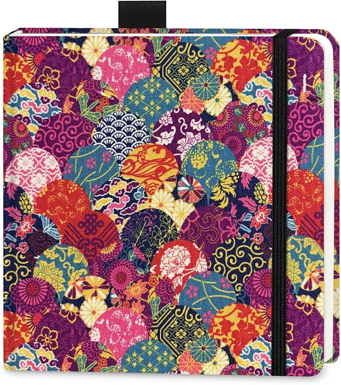 5x5 Handy Portable Handmade Cloth Fabric Hardcover Sewing Binding Travel by E-WEICHEN