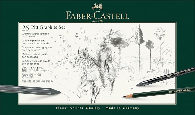 Faber-Castell 26 Piece Pitt Graphite Tin Set - Image 2