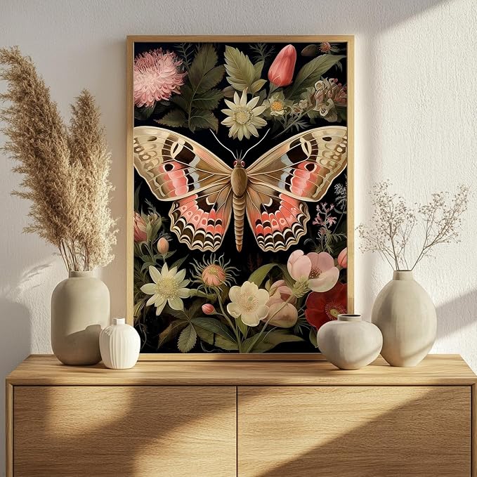 Paint by Numbers for Adult, Moth Paint by Numbers Kit for Adults Beginners - Image 2