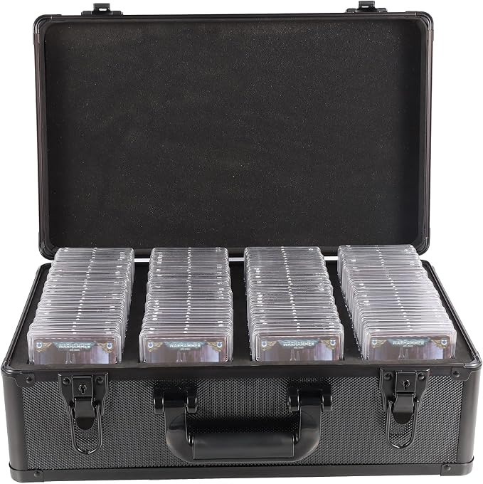 EcoVibe Graded Card Case, Aluminum Alloy Trading Card Storage Box by Unknown