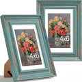 Vittanly 4x6 Picture Frames Set of 2, Ornate Vintage Photo Frame by Vittanly