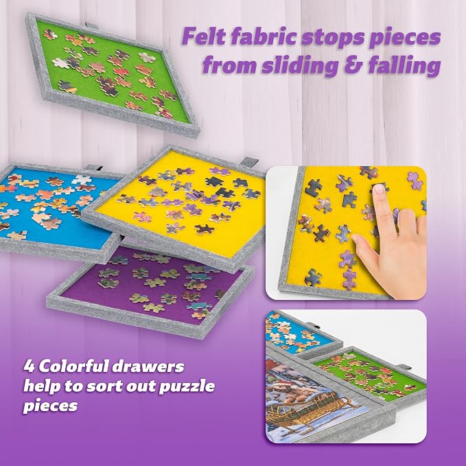 Tektalk Jigsaw Puzzle Table - Image 3
