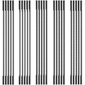 25Pcs Scroll Saw Blade Set, 6-1/2inch High Carbon Steel Coping Saw Blades(10TPI/15TPI/18TPI/24TPI/28TPI), Clean Cut Scroll Saw Blade Pin End Replacement for Cutting Wood Plastic Metal Leather