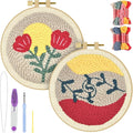 ERKOON Punch Needle Kit Adults Beginners, Needling Punching Project by ERKOON
