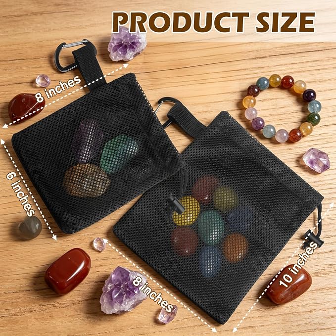 Shell Collecting Bag 4 PCS, Portable Foraging Bag - Image 2