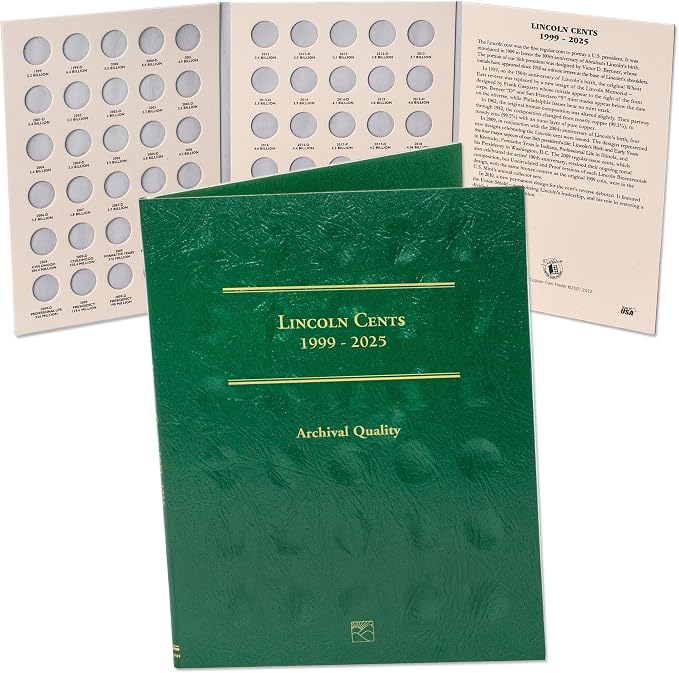 Littleton Coin Company 1999-2025 Lincoln Cent Folder by LittletonCoinCompany
