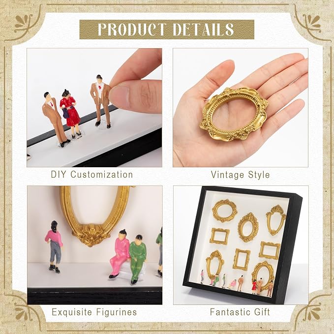 Lineshading DIY Mini Silhouette Shadow Box Museum Frame Kit - Image 6