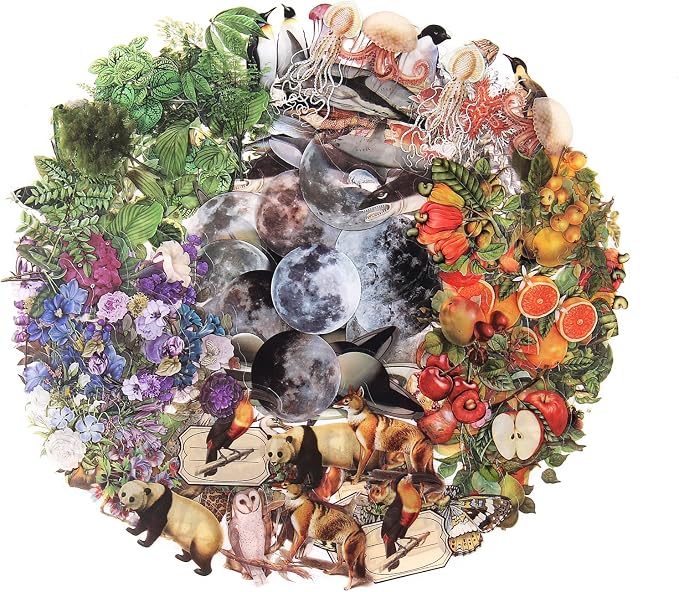 Nature Themed Transparent Pre-Cut Stickers by NOGAMOGA