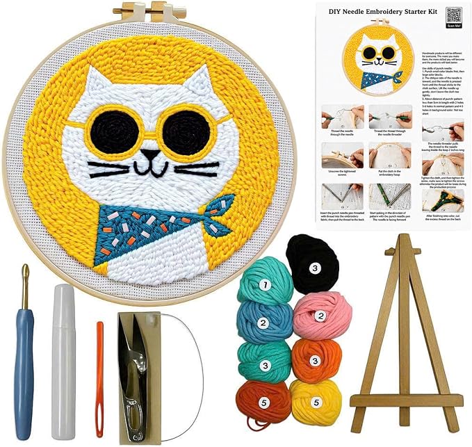 CELCRAFTIQUE Punch Needle Kits for Adults Beginner, Tool by Unknown