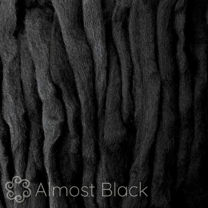 Wool Roving Hand Dyed. Super Soft BFL Combed Top Pre-Drafted - Image 2