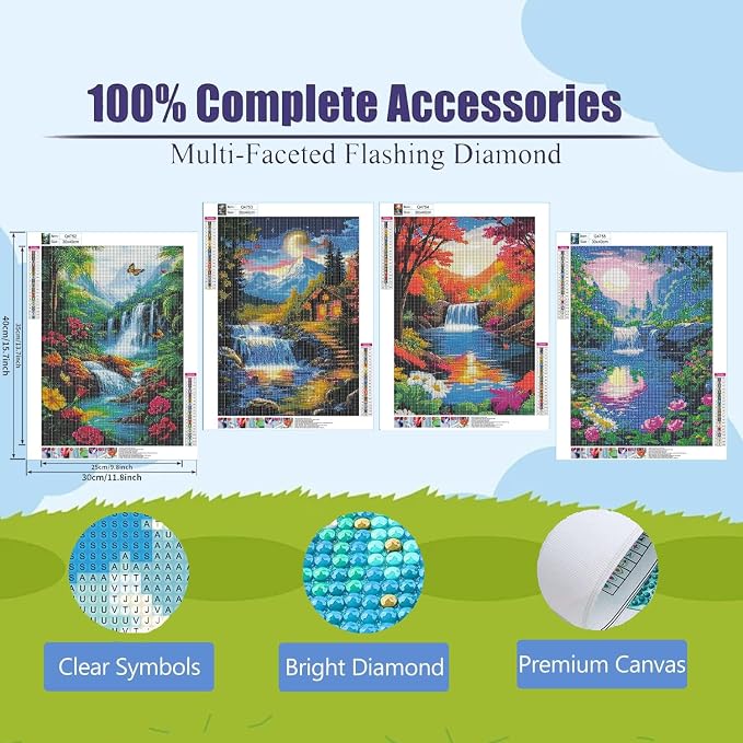 DOZEEZOP 4 Pack 5D Diamond Painting Kits - Image 3