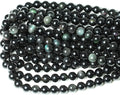 35PCS 10mm Natural Black Obsidian Gemstone Round Loose Beads Crystal Energy by CHEAVIAN