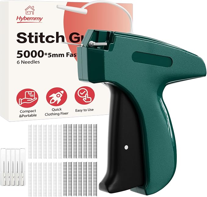 Stitch Gun for Clothes, Portable Handheld Tagging Gun for Clothing, Stitch by Hybemmy