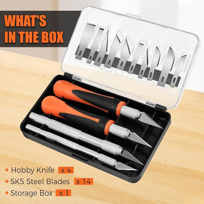 18Piece Exacto Knife Set, 4 Craft Knife - Image 6