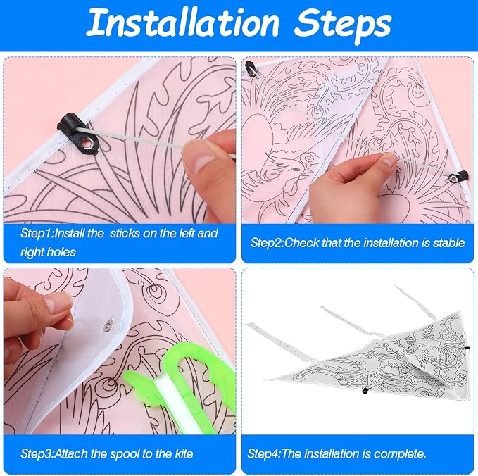 VAIPI 10 PCS DIY Color Filled Kite - Image 3