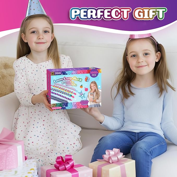 DDAI Bracelet Making Toys Refill Loops Elastic Cloth Band - Image 7