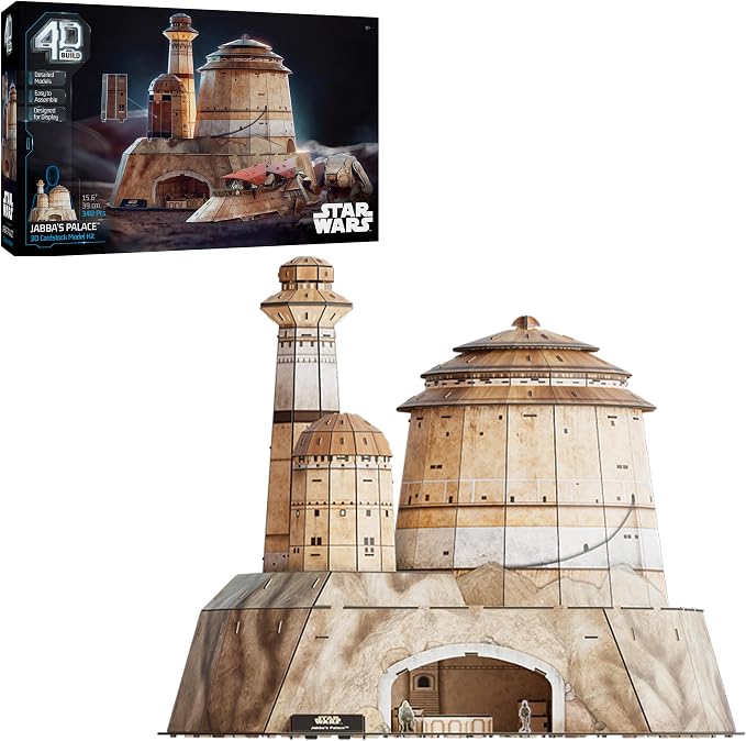 4D Build, Star Wars Jabba’s Palace 3D Model Kit, Star Wars Collectibles & Desk by 4DBuild