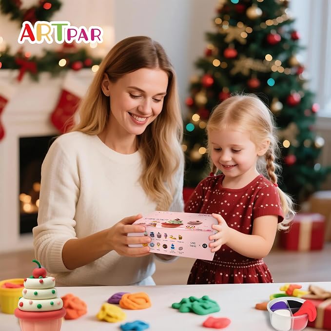 ARTPAR Air Dry Clay Kit, 12 Desserts Modeling Magic Clay - Image 9