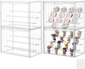 Clear Acrylic Display Case Upgrade 4 Tier Figure Display Case by SANKEUHomeStorage