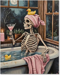 HMZephitiquc Skull Paint by Numbers Kit by Unknown