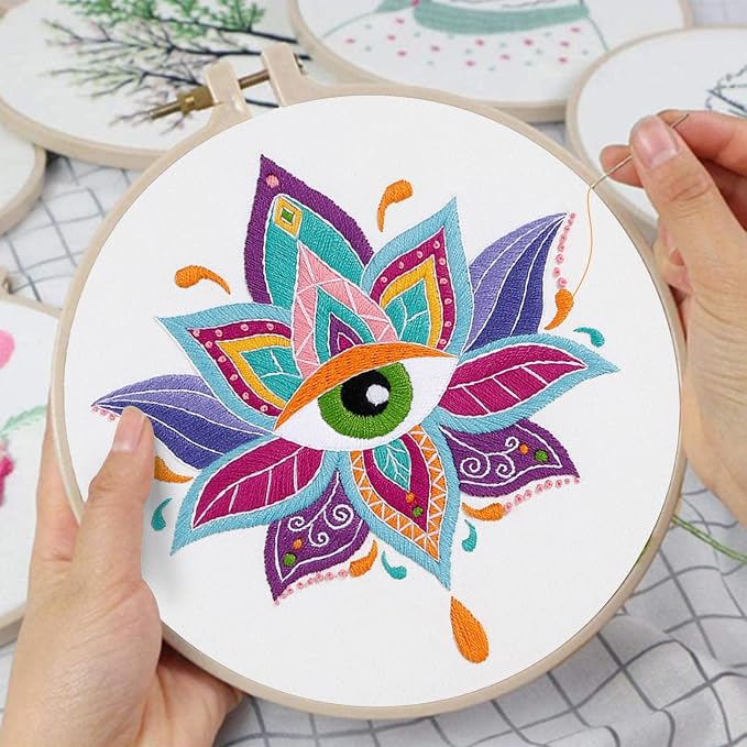 Louise Maelys 3 Set Tarot Evil Eye Embroidery Kits - Image 4
