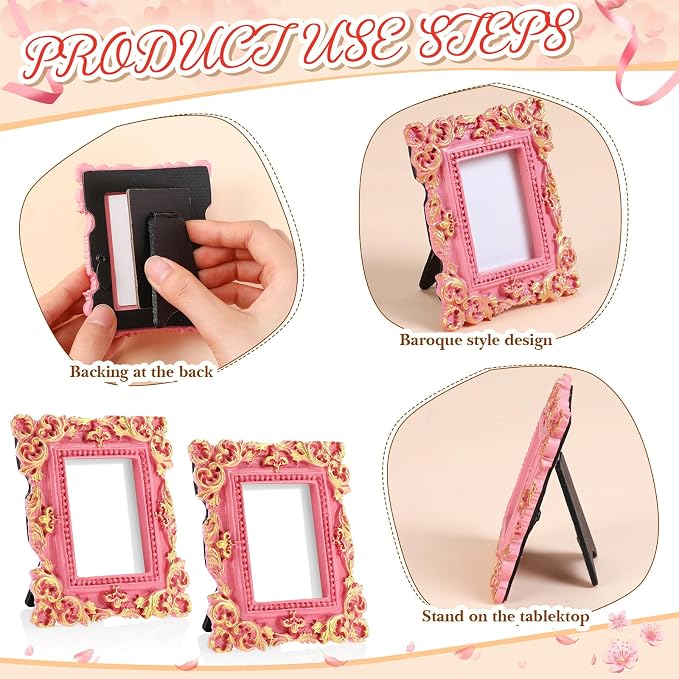 Maitys 5 Pcs Mini Picture Vintage Frames - Image 7