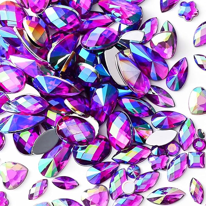 1400PCS Rainbow AB Colorful Gems Rhinestones Jewels by Unknown