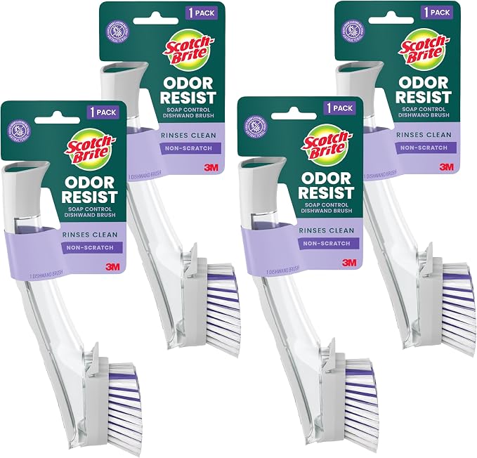 Scotch-Brite Odor Resist Soap Control Dishwand Brush, Non-Scratch Cleaning Brush by Unknown