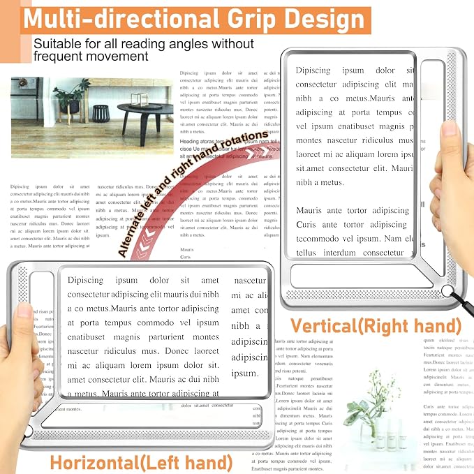 AKKYCVS 5X Full Page Magnifying Glass - Image 5