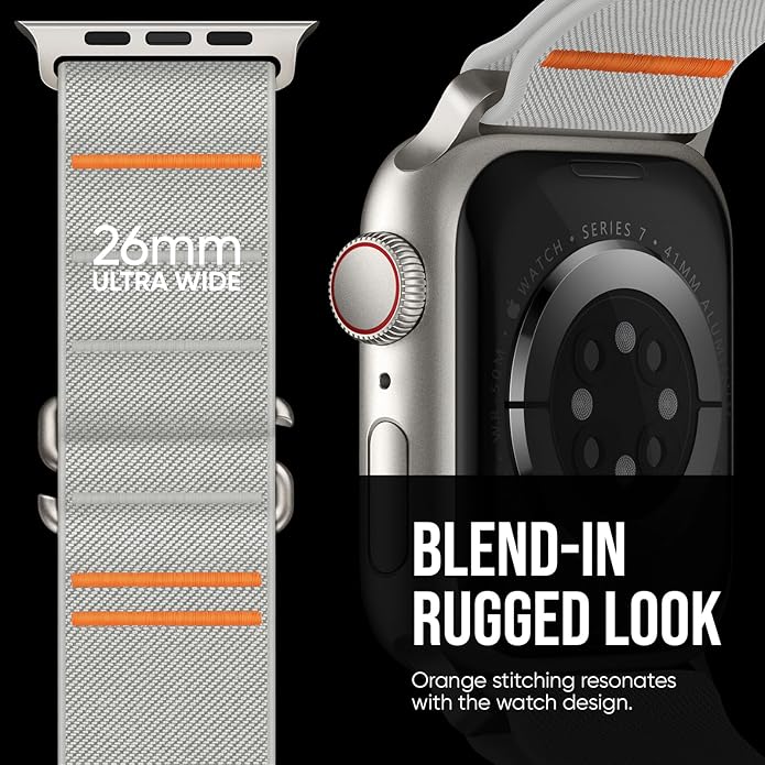 Suitisbest Sport Bands Compatible with Apple Watch Ultra Band 49mm 46mm 45mm 44mm 42mm 38mm 40mm 41mm Men Women, Stretchy Nylon Sport Loop Strap with S-Hook for iWatch Series 10 Ultra SE 9 8 7 6 5 4 3