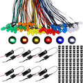 126 Pcs 12v LED Lights Kit, 60 Pre Wired LED Light Emitting Diodes 60 Plastic by Saysurey