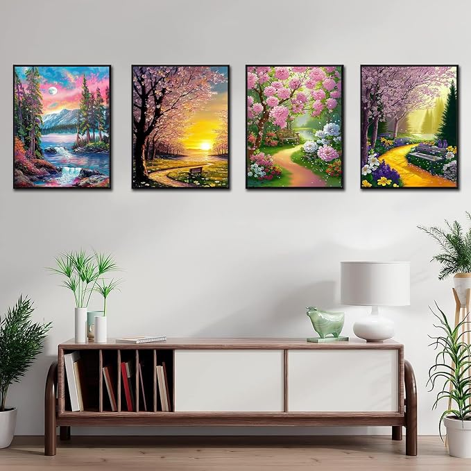 Leatrice 6 Pack Landscape Diamond Painting Kits - Image 6