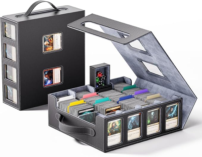 Trading Card Storage Box – 3500+ Magnetic MTG Deck Box by Dufvrpe
