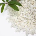 2.2 lb Natural Polished White Pebbles, 3/8 Inch Decorative White Rocks by RUOJAS