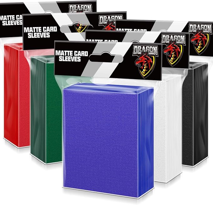 500ct MTG Card Sleeves, 5 Colors Matte Deck Protectors by Kitoyz