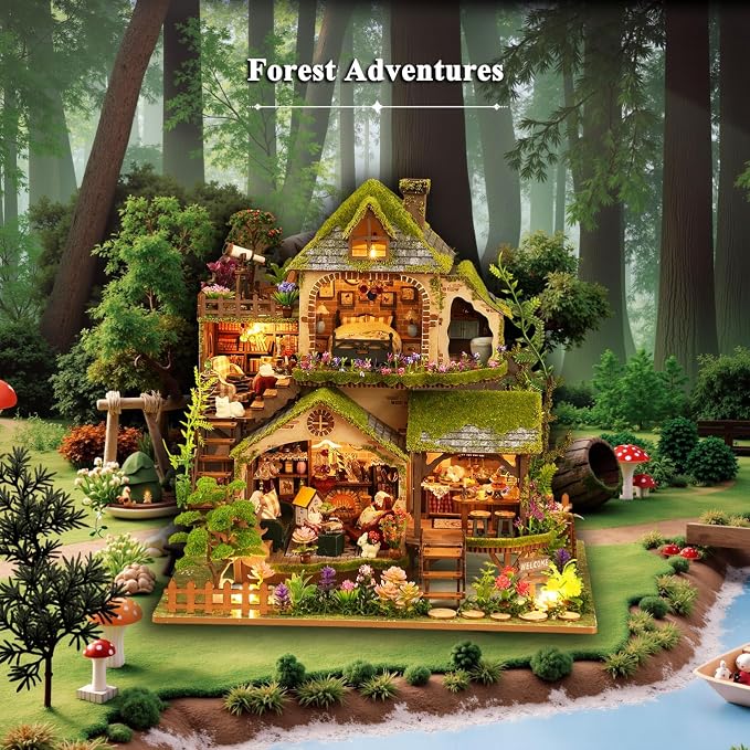 RHZN Miniature House Kit, Miniature Kit, Mini House Building Kit - Image 2